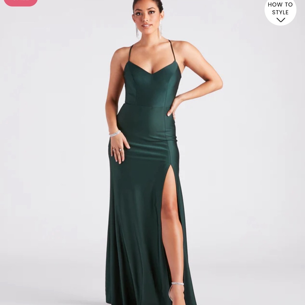 Windsor, Large forest green maxi dress